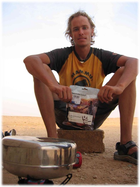 Kochen in der syrischen Wüste 2008